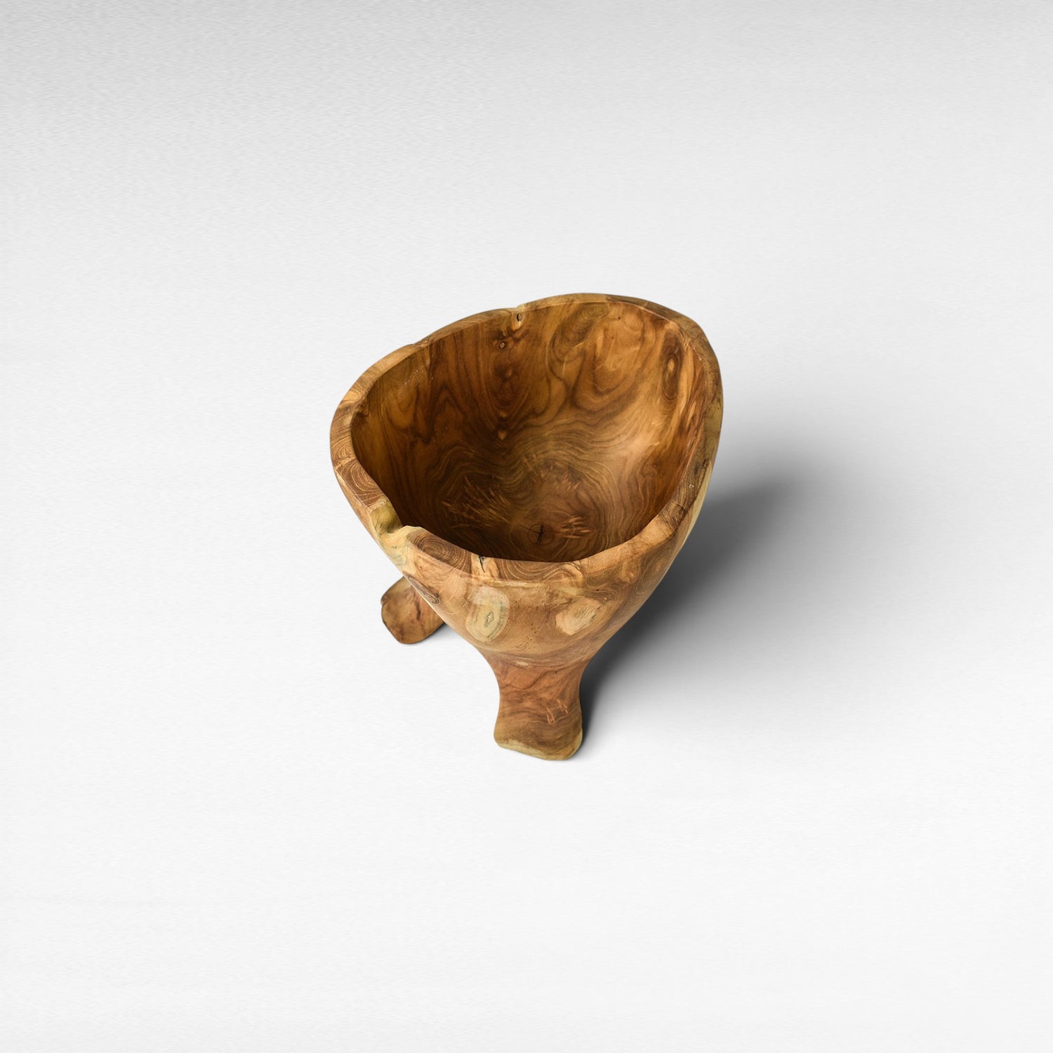 TEAK WOOD BOWL 25X25X30