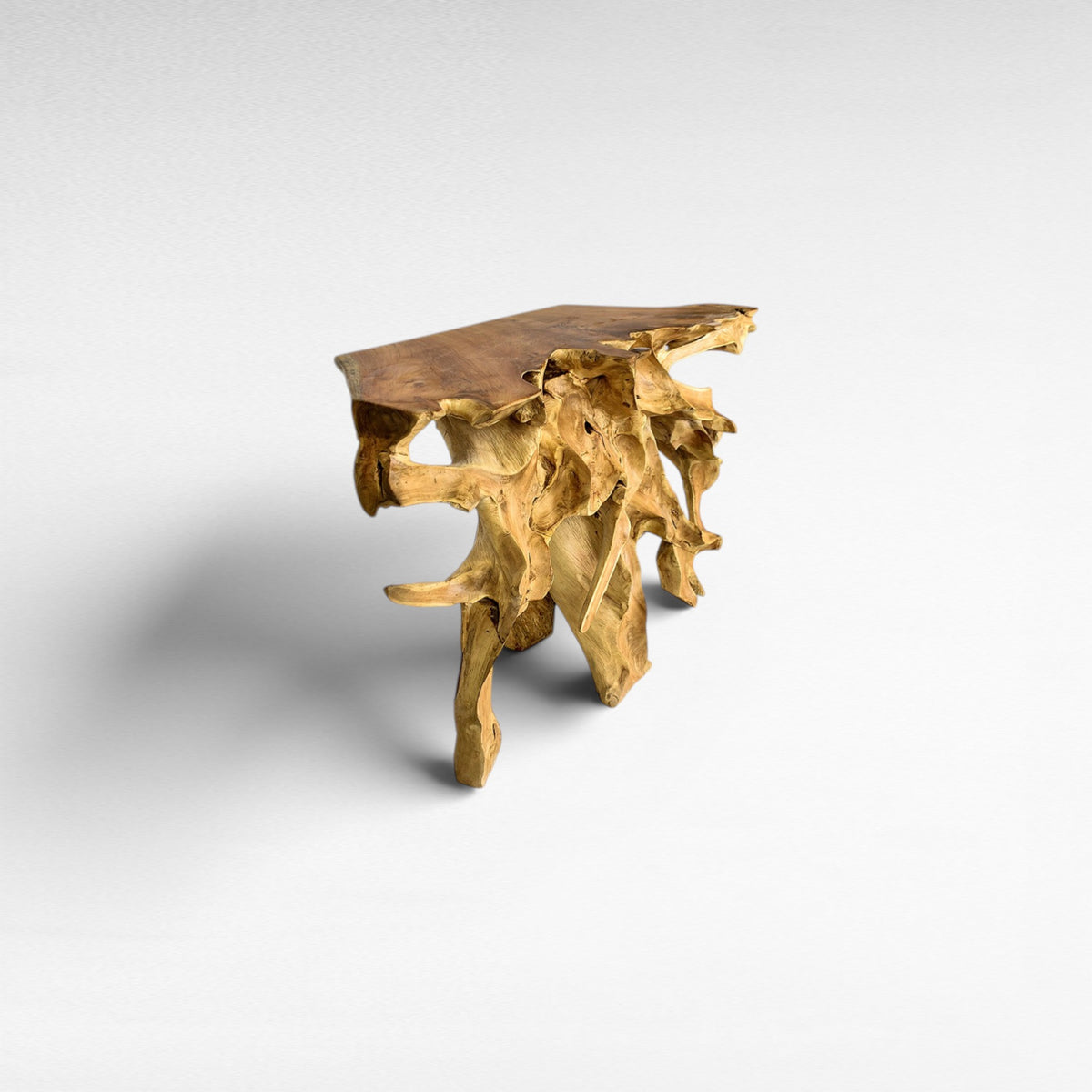 TEAK WOOD CONSOLE TABLE W120 |D40 |H80 CM