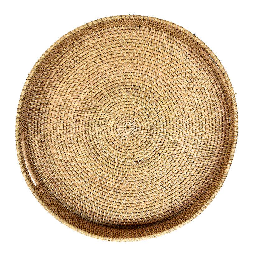 TRAY RATTAN SET OF 3 - Chora Mykonos