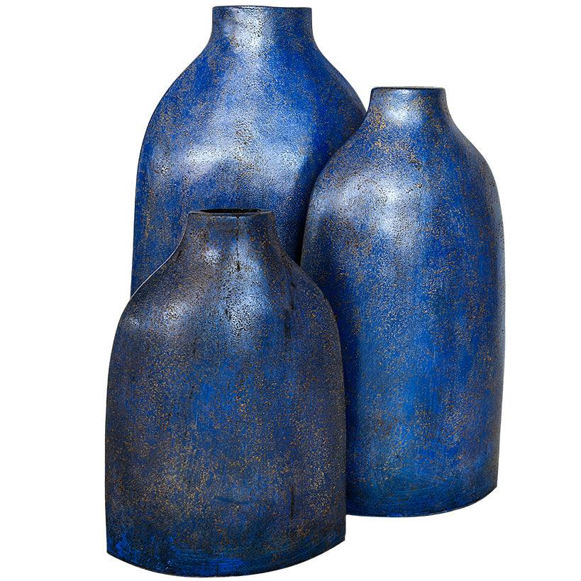 DEEP BLUE TERACOTTA POT SMALL - Chora Mykonos
