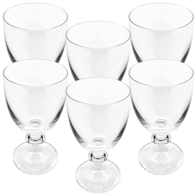 TRANSPARENT STEMMED WINE GLASS 200ml - Chora Mykonos