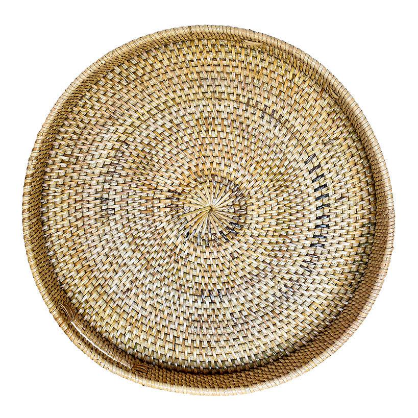 TRAY RATTAN SET OF 3 - Chora Mykonos