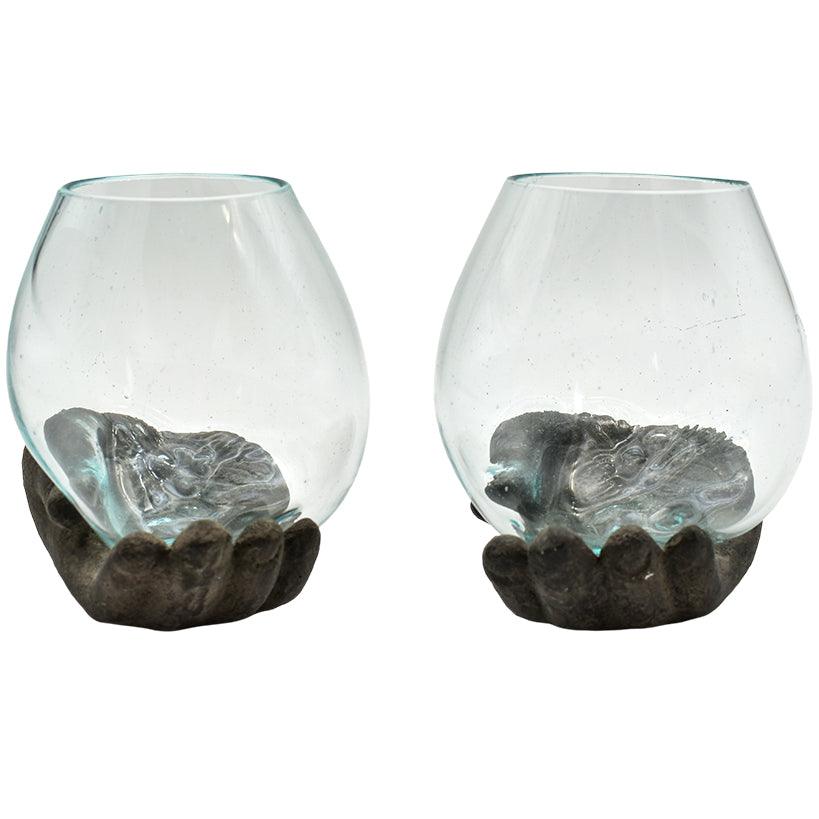 HAND WITH BLOWN GLASS - Chora Mykonos