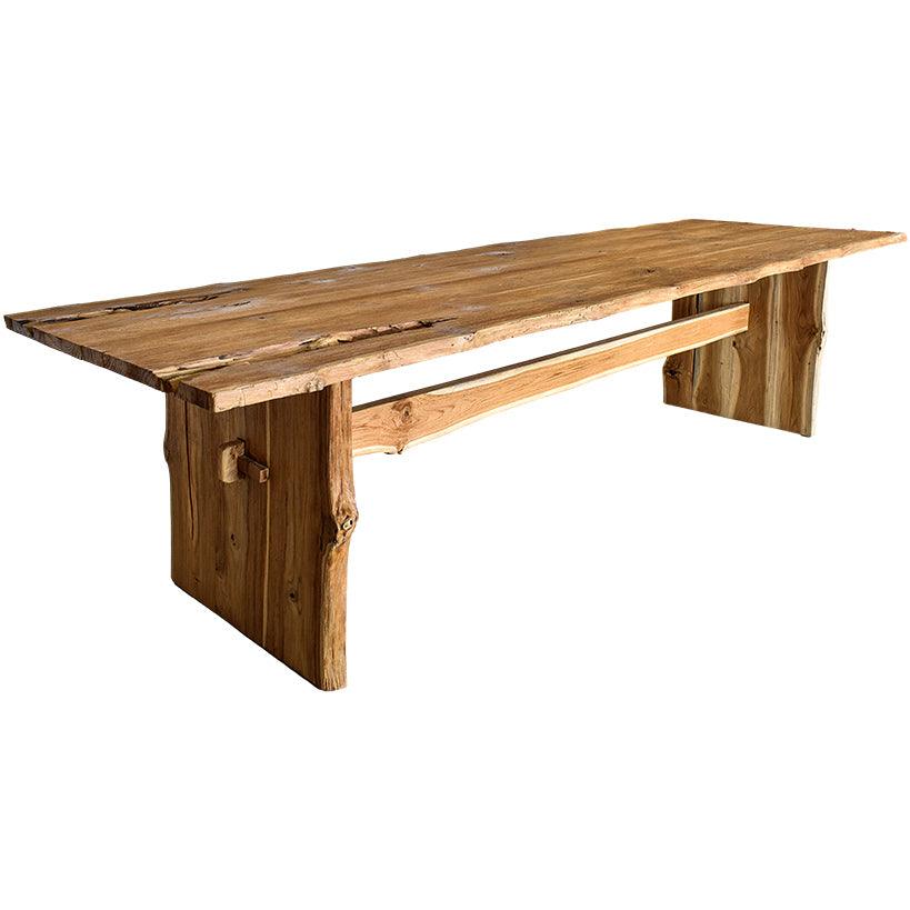 TEAK WOOD DINING TABLE 290x110x80cm - Chora Mykonos