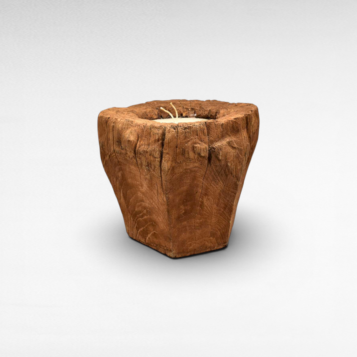 CANDLE TEAK WOOD NATURAL