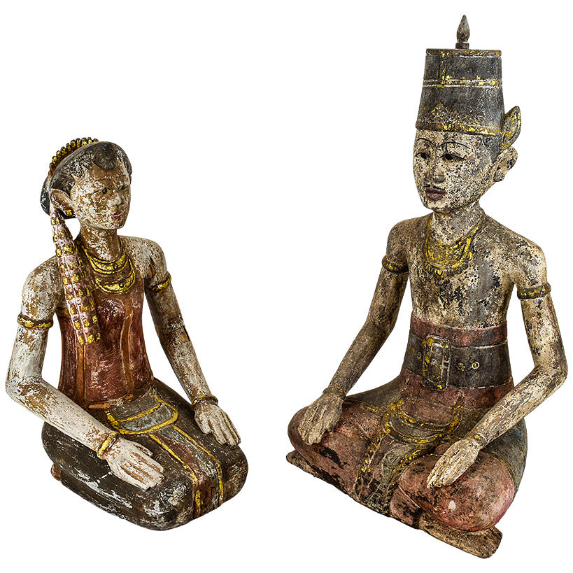 SET OF 2 STATUES