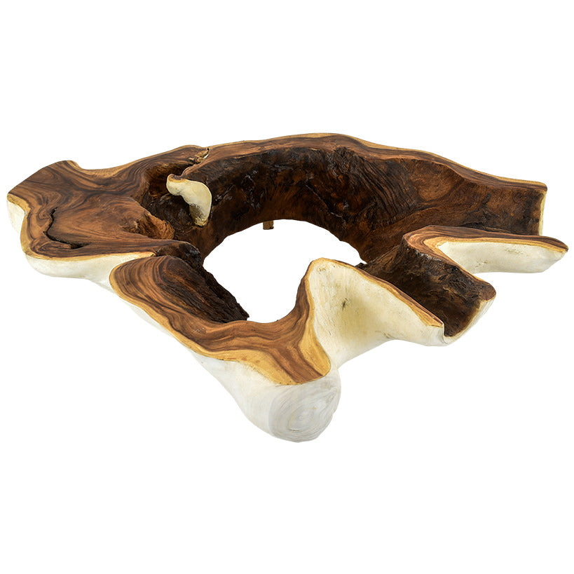 SUAR COFFEE TABLE WITH GLASS 177 X 140