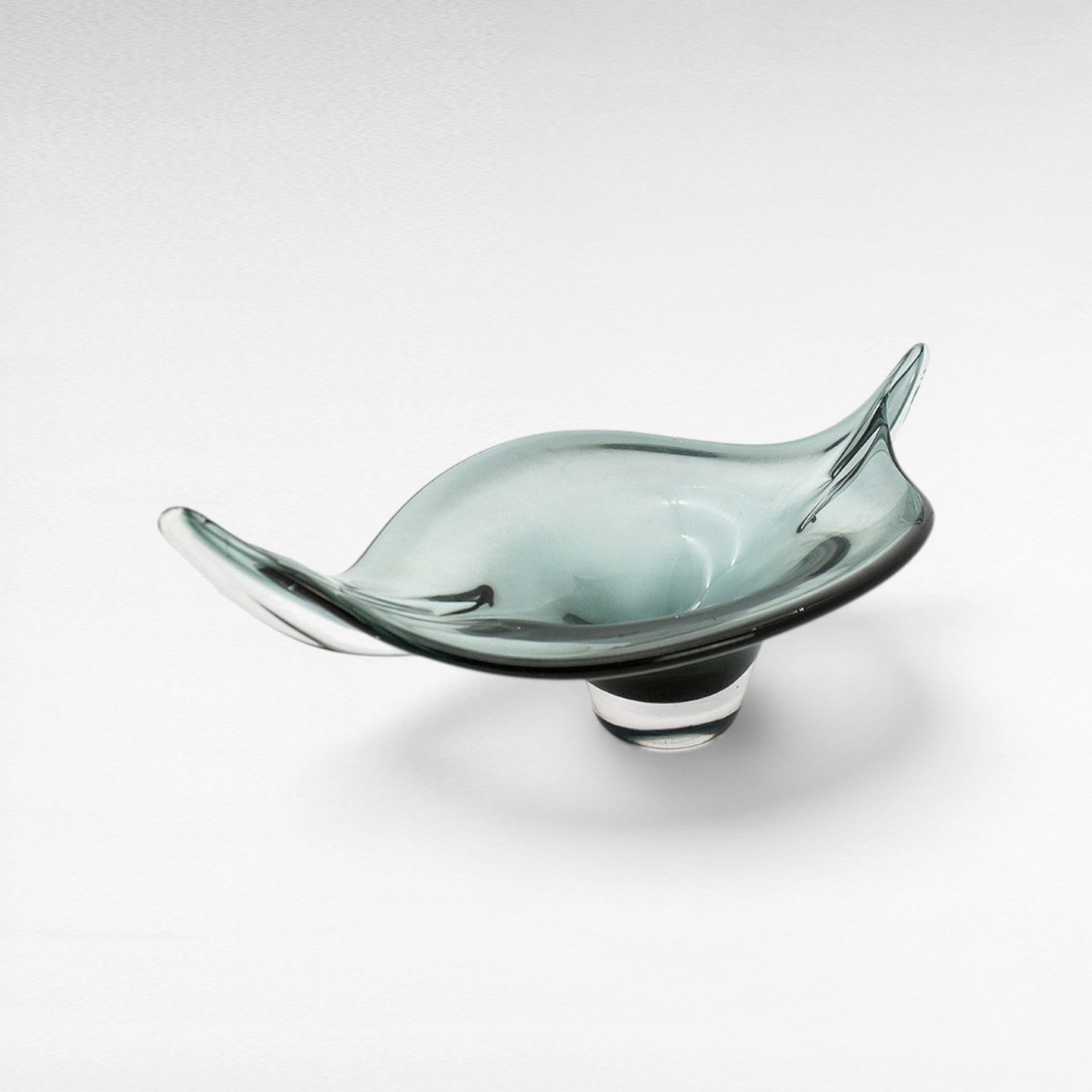 CRYSTAL DECOR BOWL - FOREST GREEN