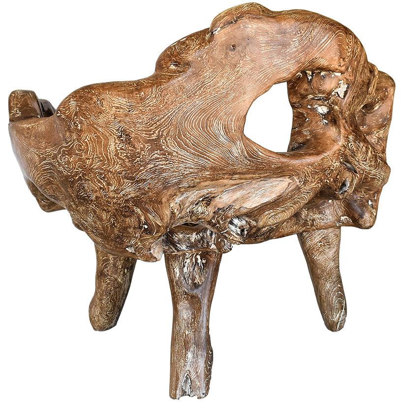 TEAK BENCH - Chora Mykonos