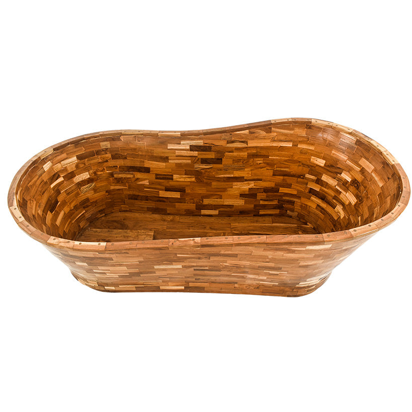 TEAK WOOD BATHTUB