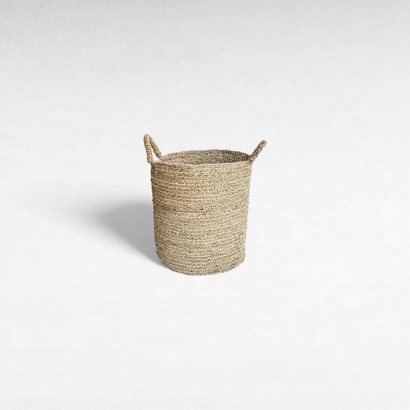 SET OF 4 BASKETS PANDAN LEAF NATURAL