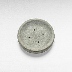 BATHROOM SOAP HOLDER STONE LIGHT GREY 10x10x2cm
