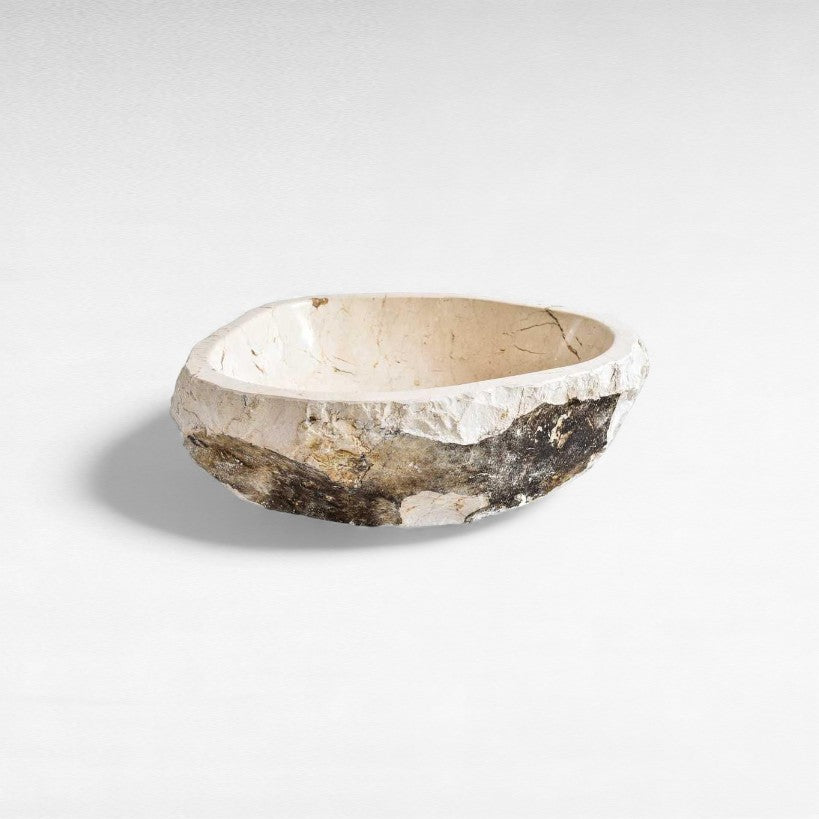 BATHROOM SINK STONE BEIGE W50 |D45 |H17 CM