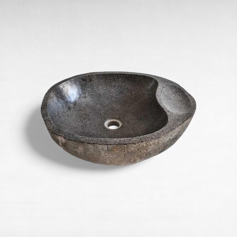 BATHROOM SINK STONE GREY W53 |D45 |H15 CM