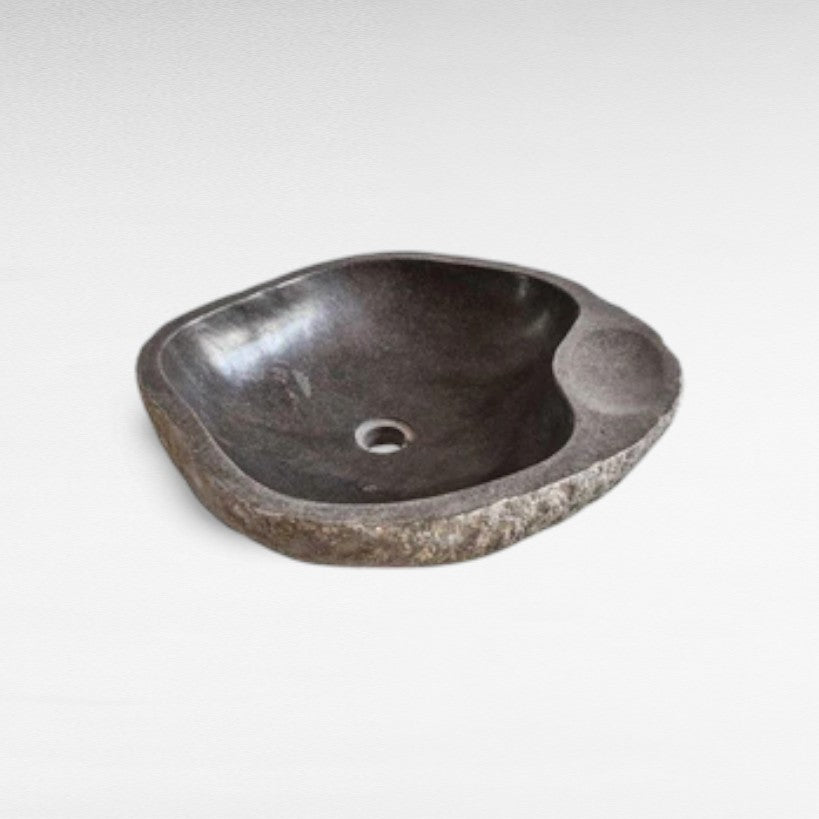 BATHROOM SINK STONE GREY W53 |D48 |H15 CM