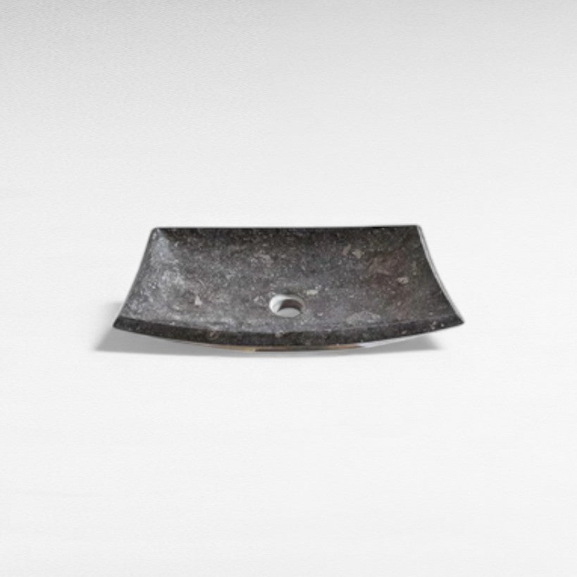BATHROOM SINK MARBLE DARK GREY W50 |D30 |H13 CM