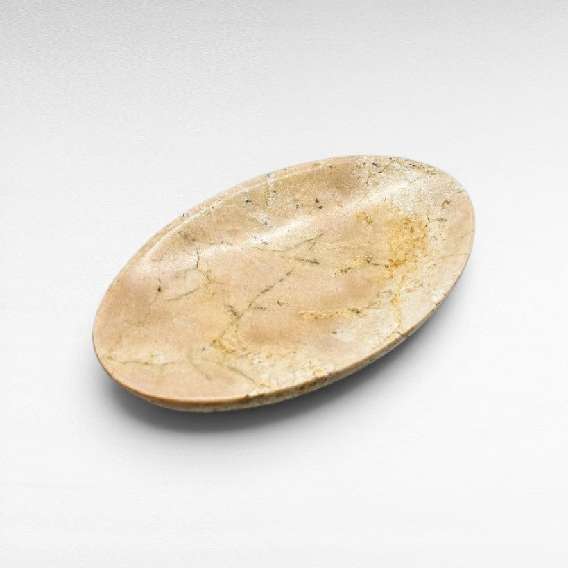 MARBLE SOAP DISH 16x10x3cm