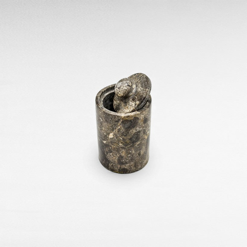 GREY TOOTHBRUSH HOLDER