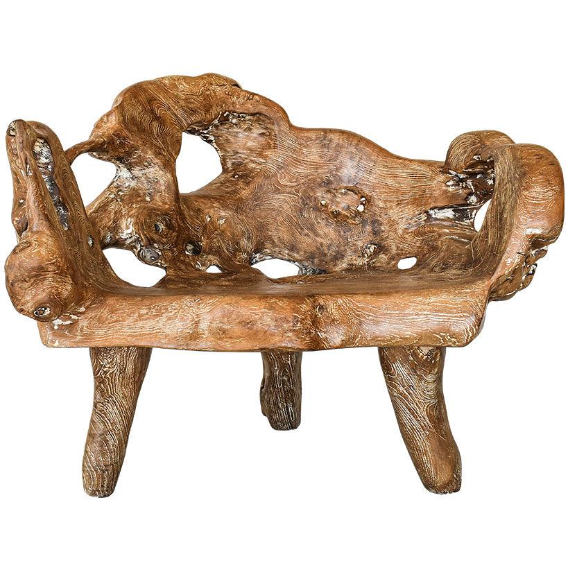 TEAK BENCH - Chora Mykonos