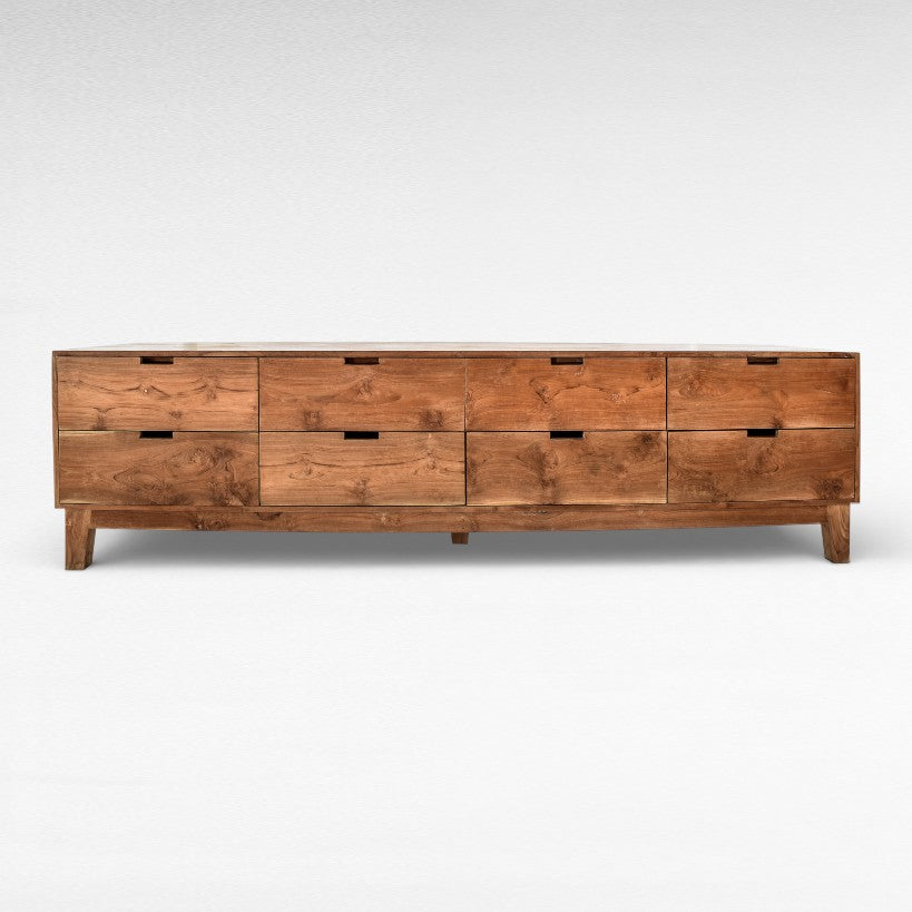 BUFFET - CABINET TEAK WOOD NATURAL W250 |D60 |H70 cm