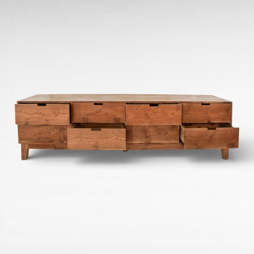 BUFFET - CABINET TEAK WOOD NATURAL W250 |D60 |H70 cm