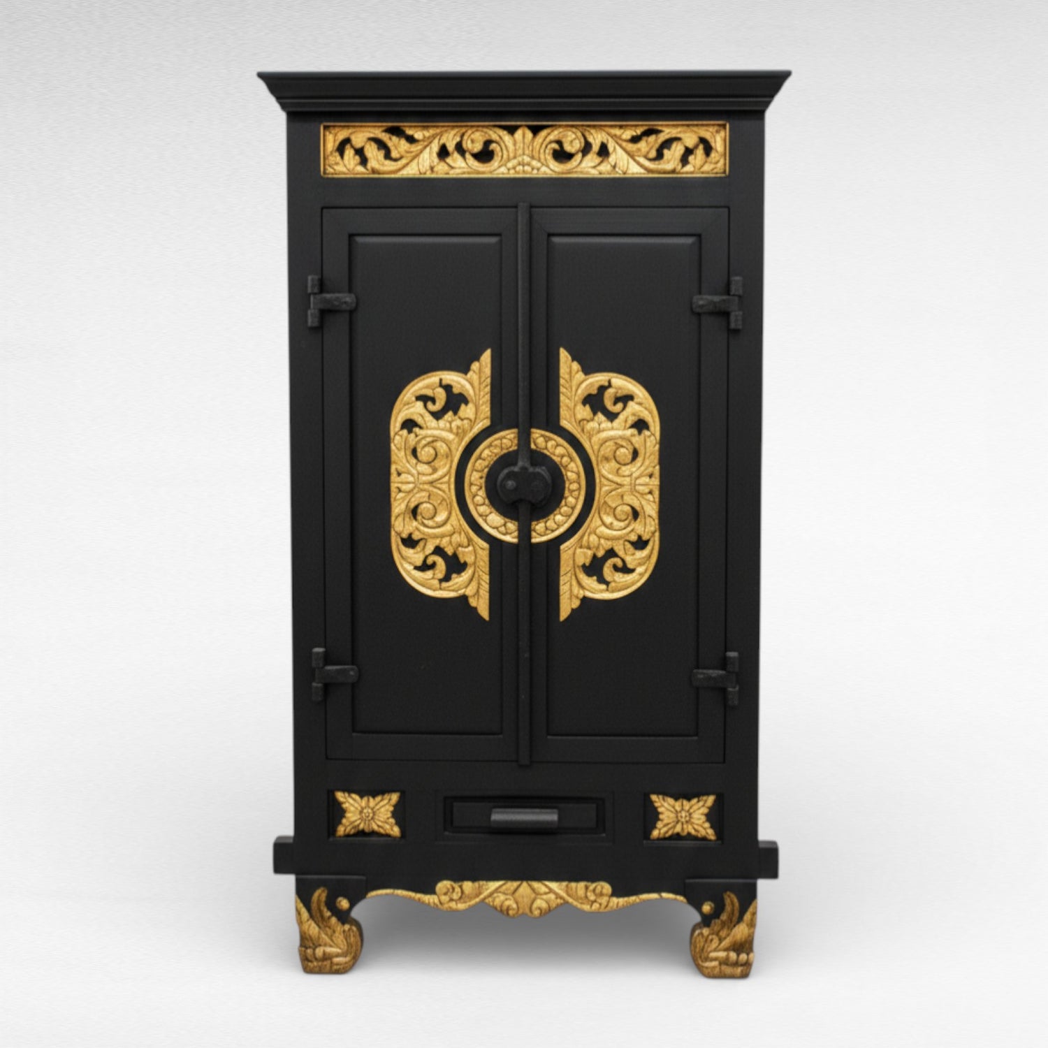 CABINET BLACK & GOLD W109 |D68 |H199cm