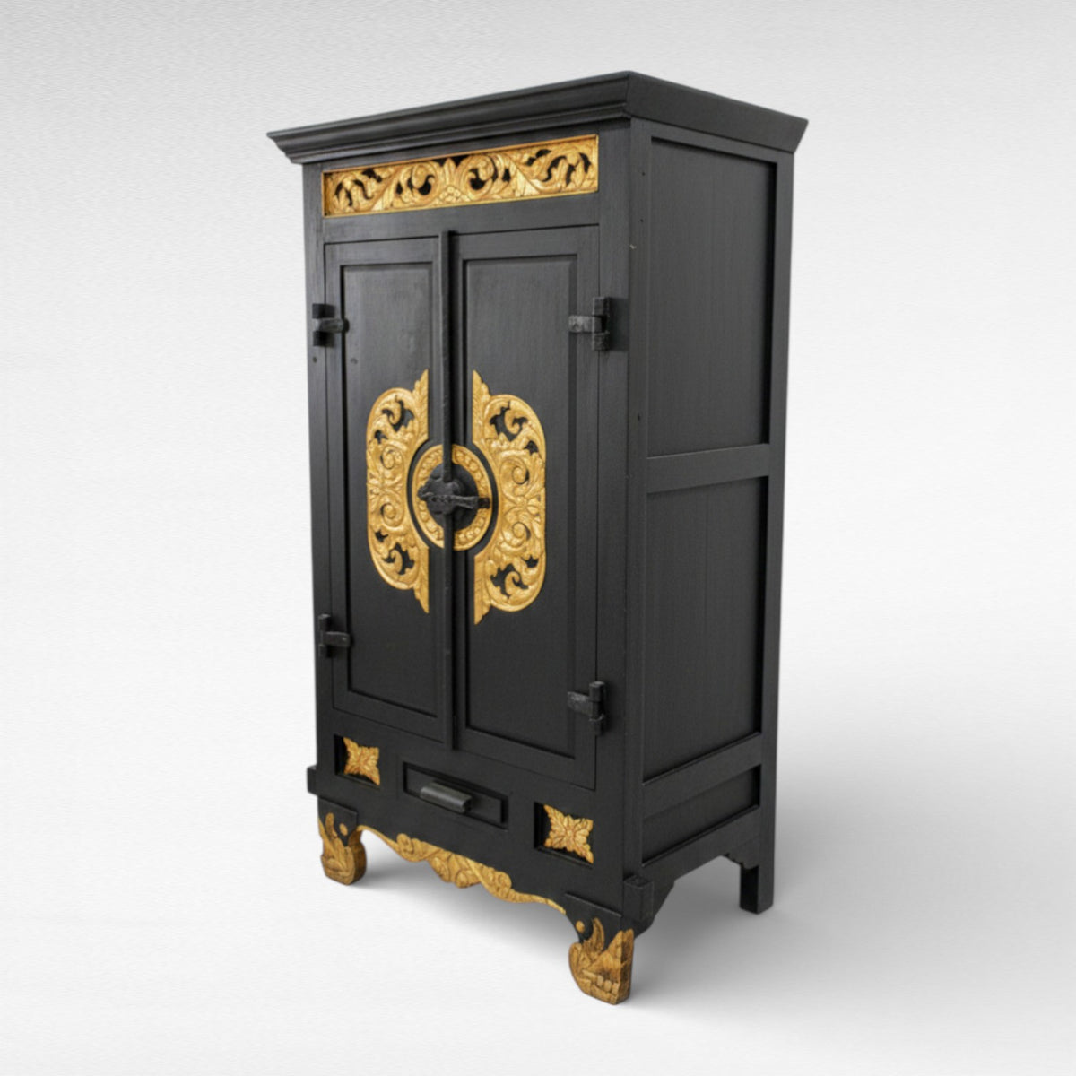 CABINET BLACK & GOLD W109 |D68 |H199cm
