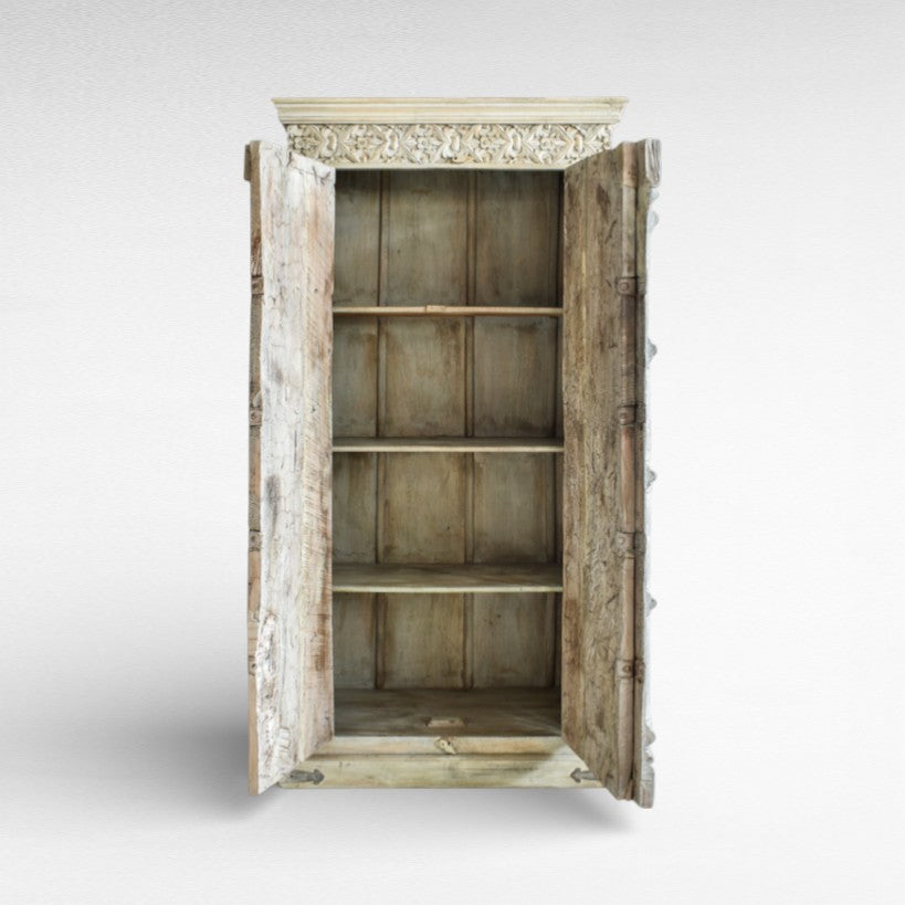 WOODEN CABINET W100 |D45 |H195 cm