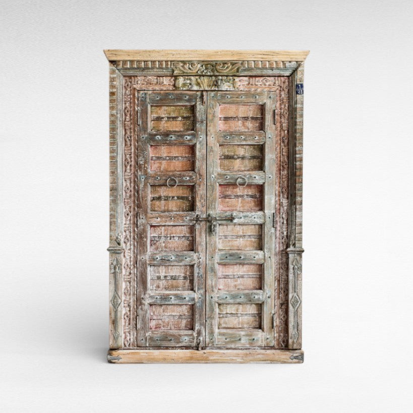 WOODEN CABINET W145 |D45 |H225 cm
