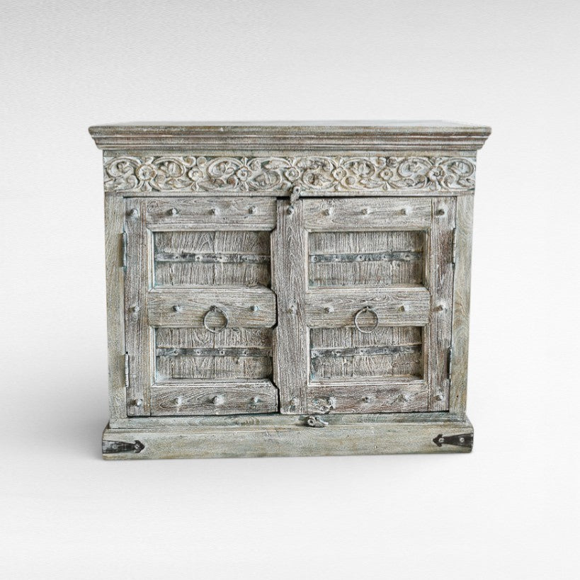 BUFFET CARVED WOOD W115 |D50 |H100 cm