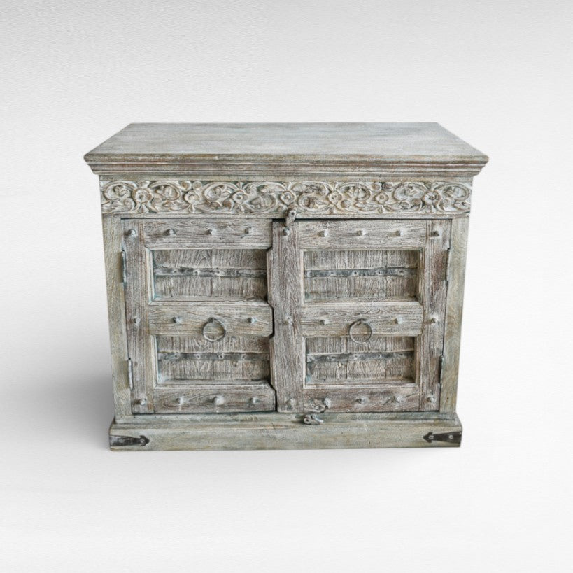 BUFFET CARVED WOOD W115 |D50 |H100 cm