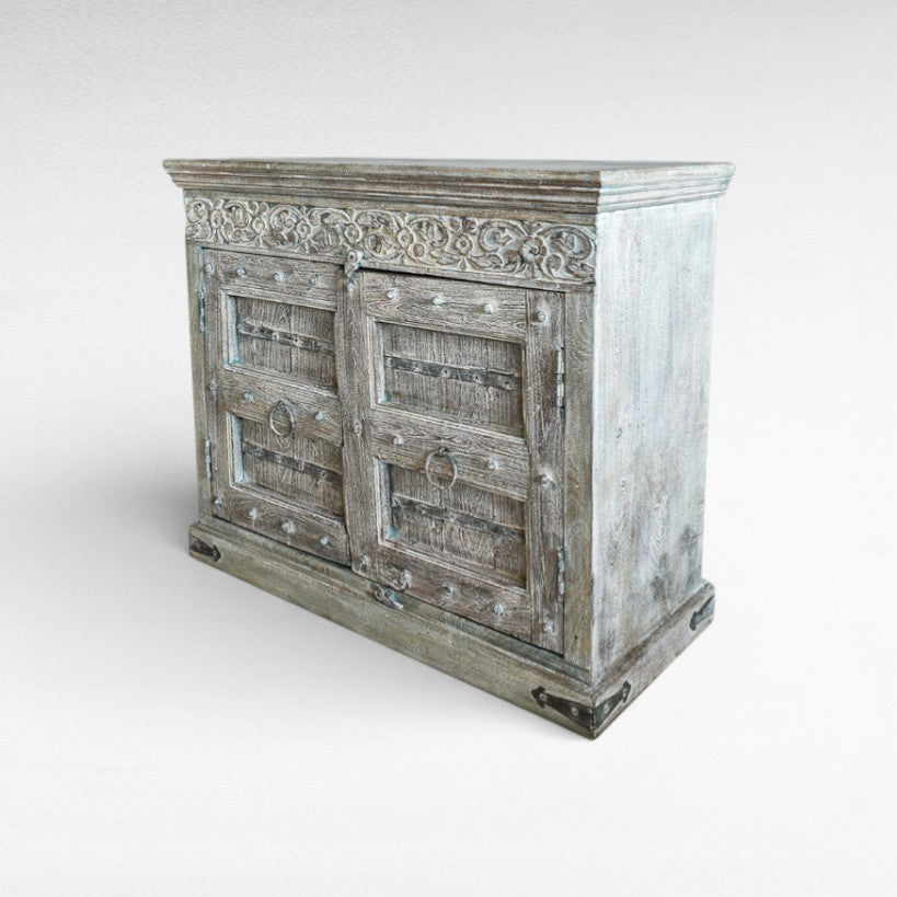 BUFFET CARVED WOOD W115 |D50 |H100 cm