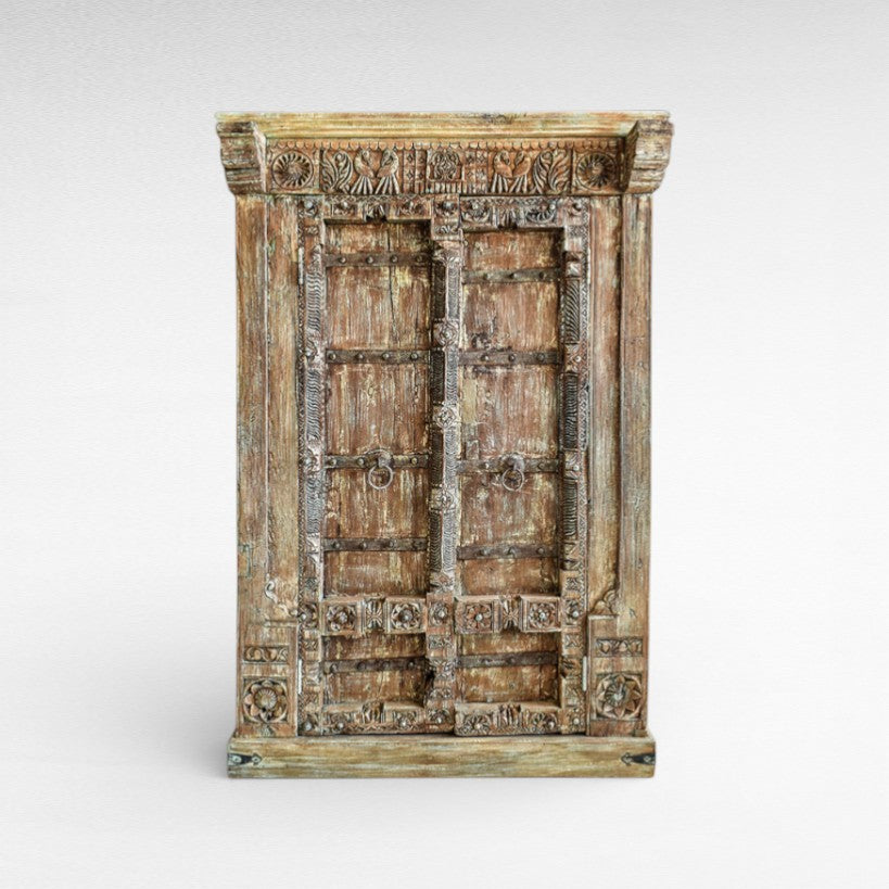 WOODEN CABINET W120 |D45 |H195 cm