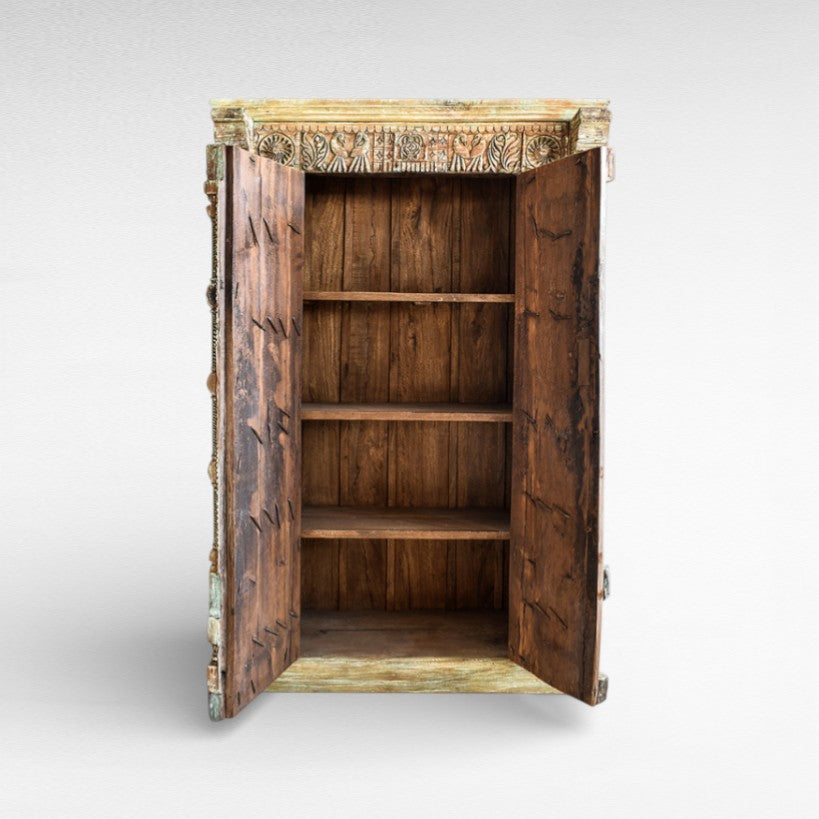 WOODEN CABINET W120 |D45 |H195 cm