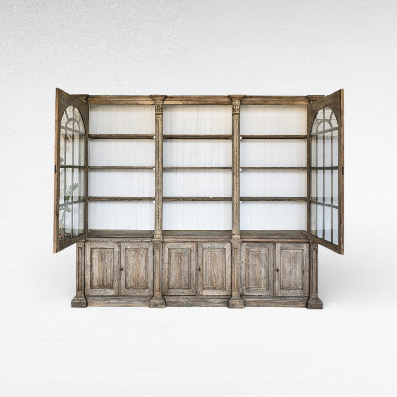 BIBLIOTHEQUE TEAK & DURIAN TEAK WOOD W280 |D50 |H235 cm