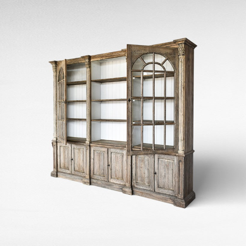 BIBLIOTHEQUE TEAK & DURIAN TEAK WOOD W280 |D50 |H235 cm