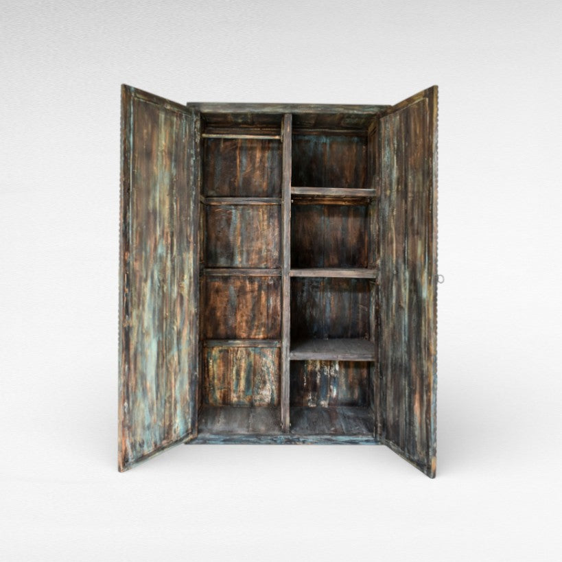 CUPBOARD WITH CARVING W150 |D55 |H220 cm