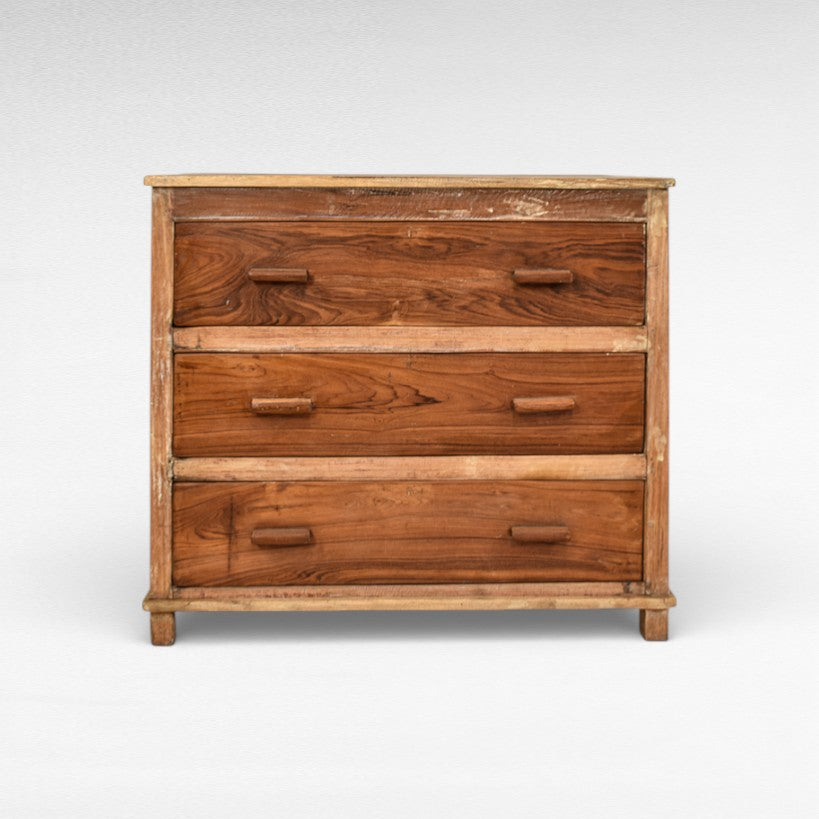 TEAK WOOD DRAWER BUFFET W95 |D48 |H91 cm