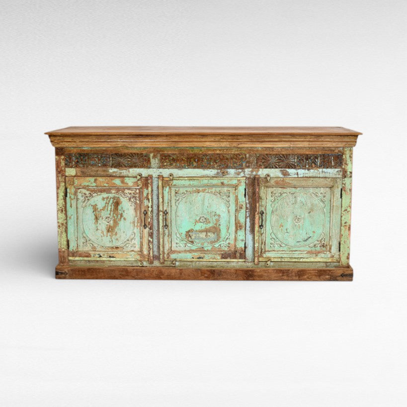 TEAK WOOD BUFFET W200 |D48 |H105 cm