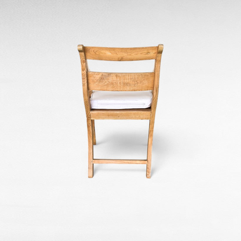 TEAK WOOD DINING ARMCHAIR WITH CUSHION W65 |D50 |H87 CM