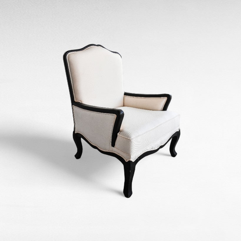 TEAK WOOD RELAX ARMCHAIR WITH UPHOLSTERY AND FOOTREST W72 |D70 |H103 cm