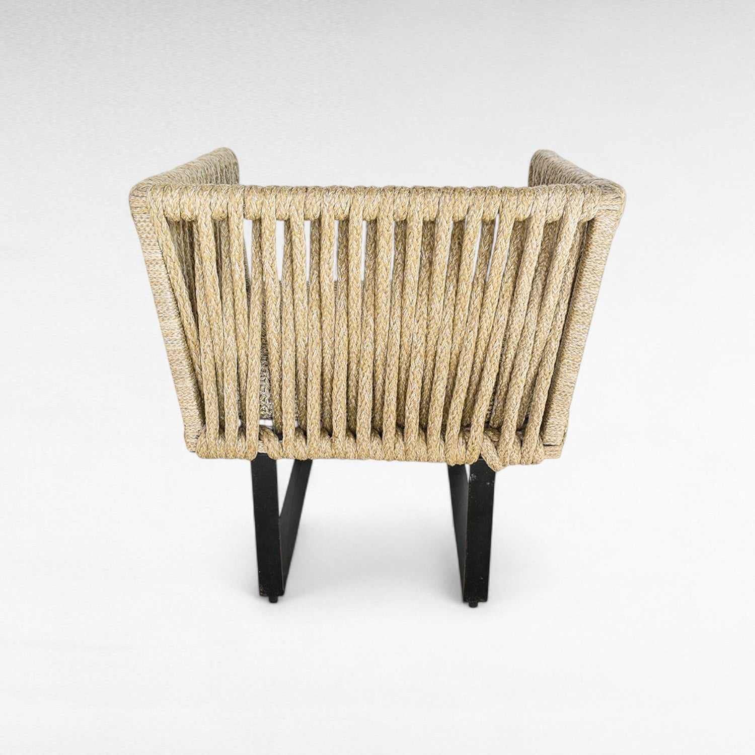 IRON FRAME RELAX ARMCHAIR WITH COTTON ROPE W80 |D70 |H90 cm