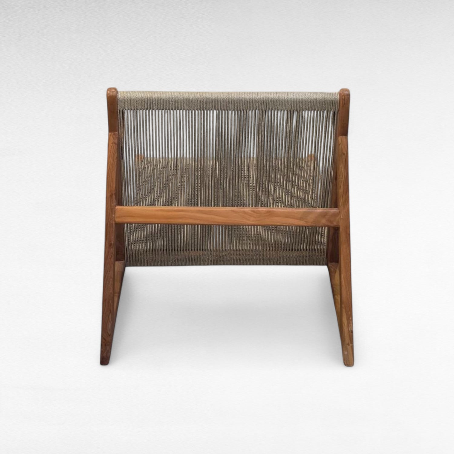 TEAK WOOD RELAX CHAIR WITH ROPE W80 |D100 |H82 cm