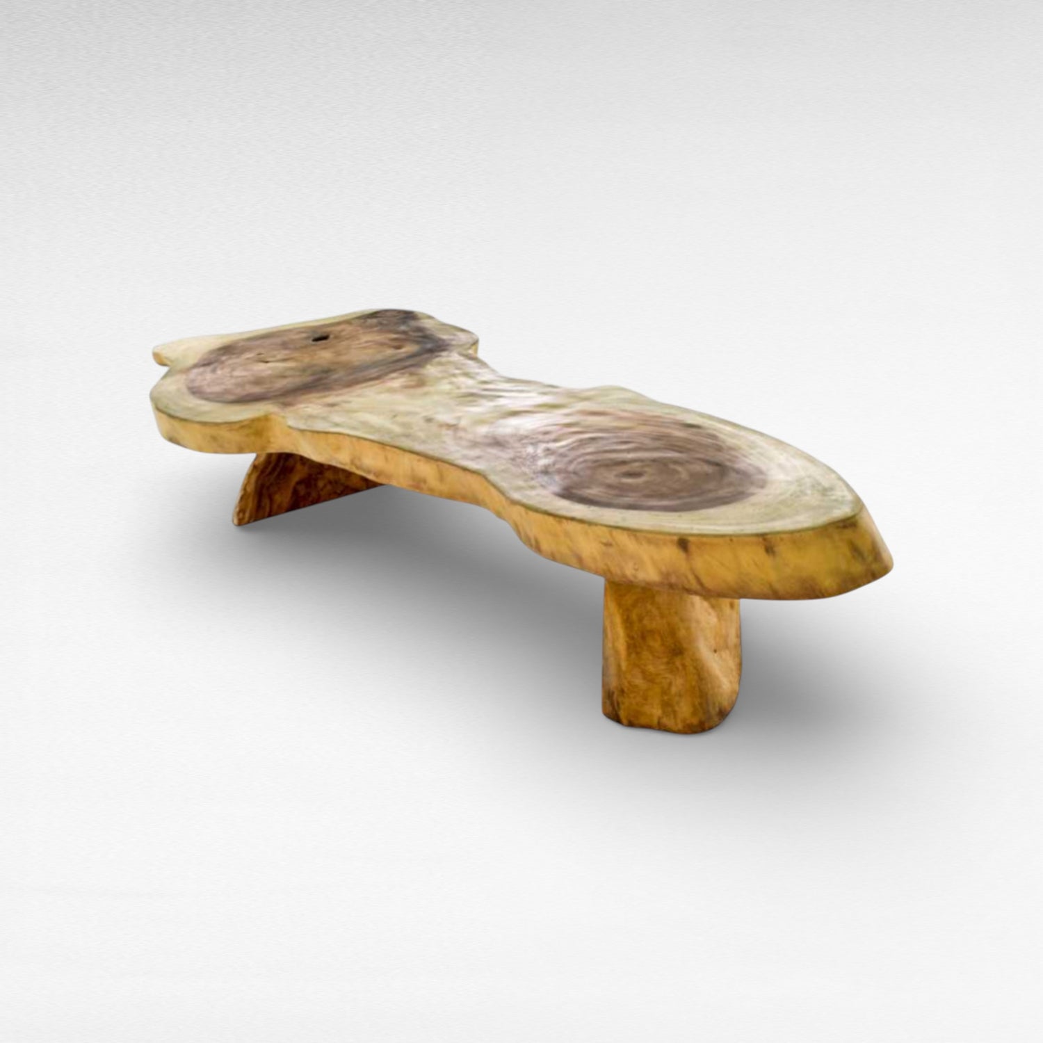 COFFEE TABLE SUAR WOOD NATURAL W225 |D80 |H45 CM