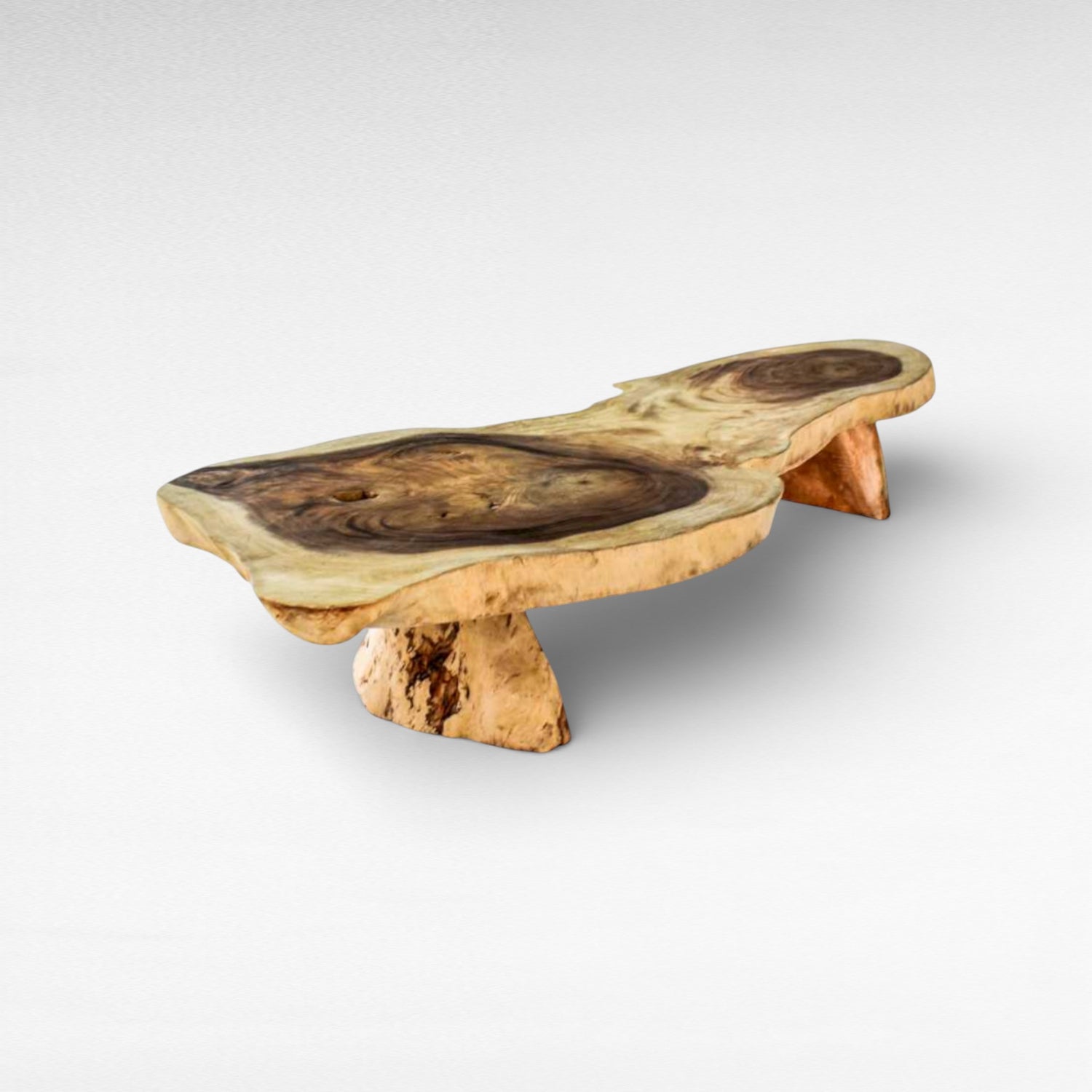 COFFEE TABLE SUAR WOOD NATURAL W225 |D80 |H45 CM