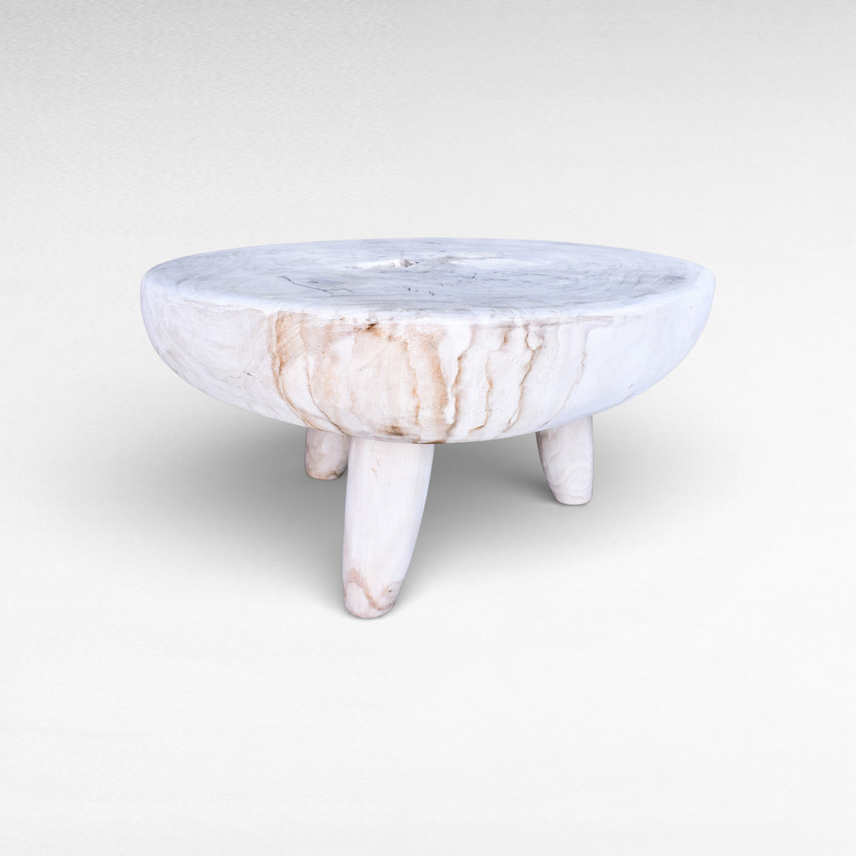 COFFEE TABLE SUAR WOOD BLEACHED W90 |D90 |H45 CM