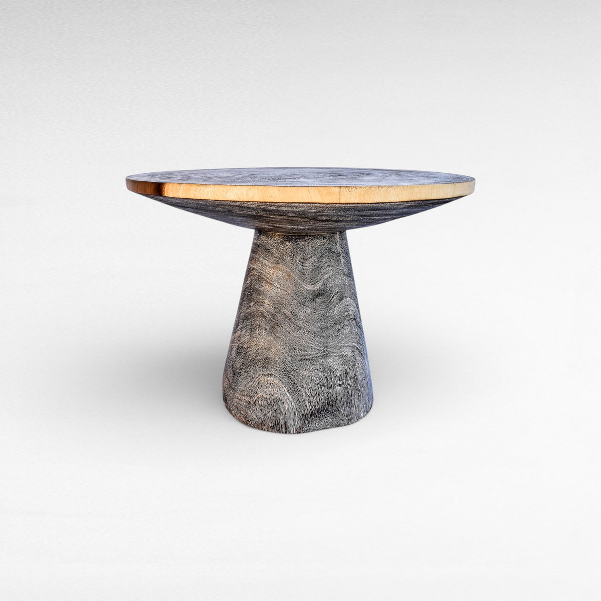 COFFEE TABLE SUAR WOOD GREY W70 |D70 |H45 CM