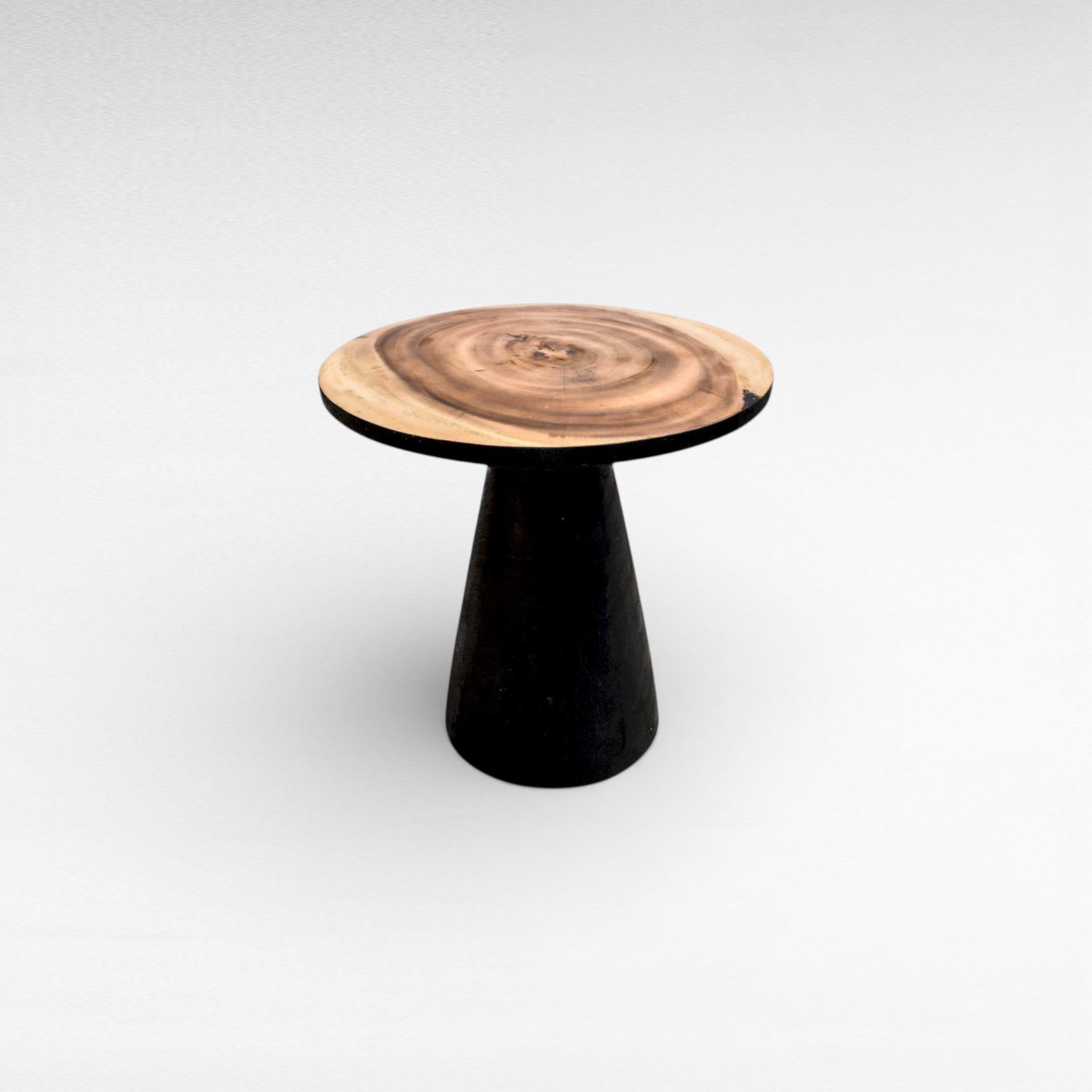 COFFEE TABLE SUAR WOOD NATURAL & BLACK W50 |D50 |H45 CM