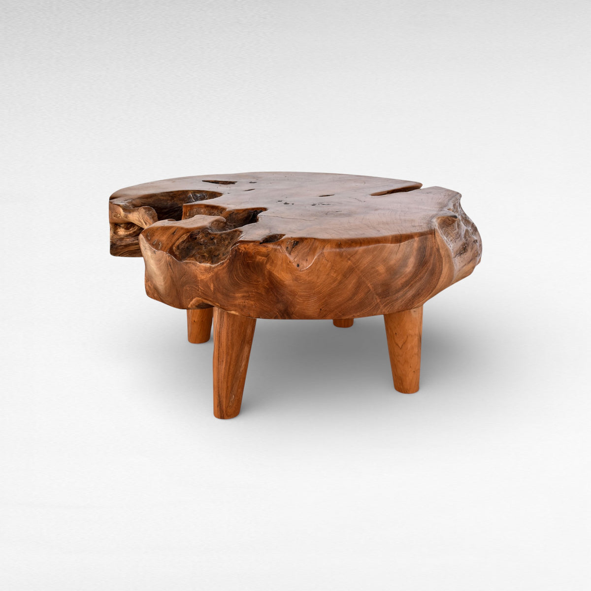COFFEE TABLE WOOD NATURAL W60 |D80 |H40 cm