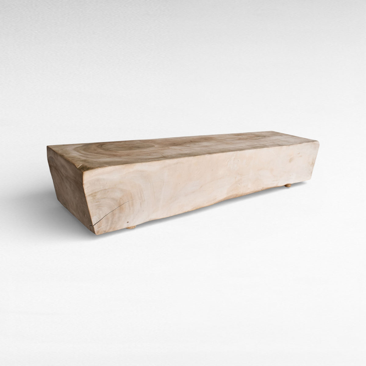COFFEE TABLE SUAR WOOD BLEACHED W250 |D60 |H50 cm